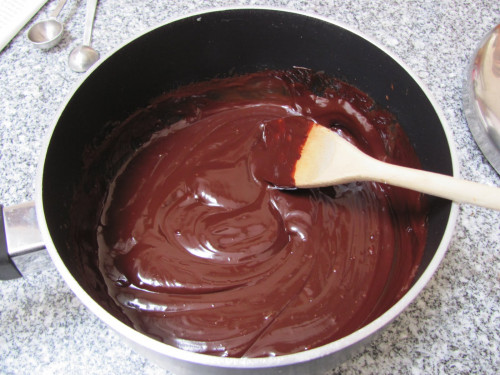Krémes csokoládémáz